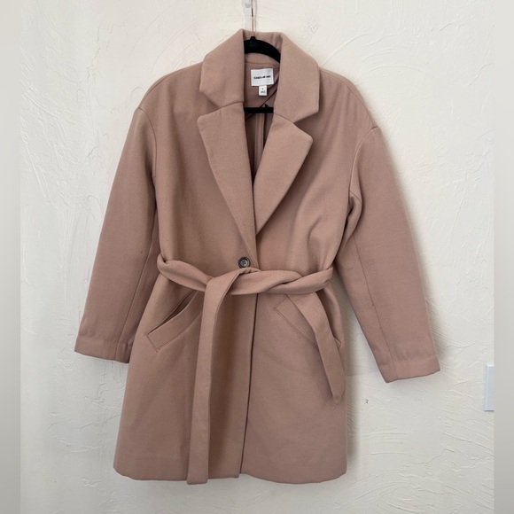 Elizabeth and James tan oversized trench coat size S - Picture 2 of 8